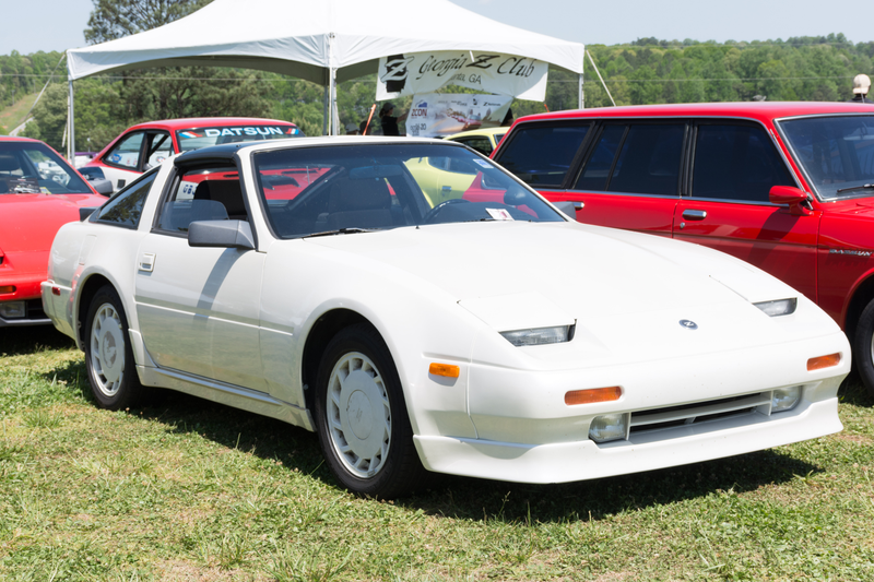 1988 Nissan 300ZX Shiro Special - overexposed Pearl White paint and wheels were standard.